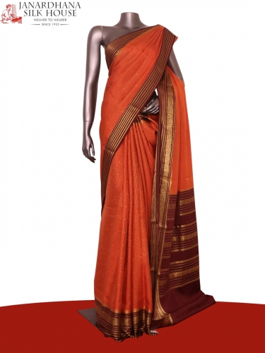 Pure Mysore Crepe Silk Saree